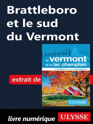 cover image of Brattleboro et le sud du Vermont